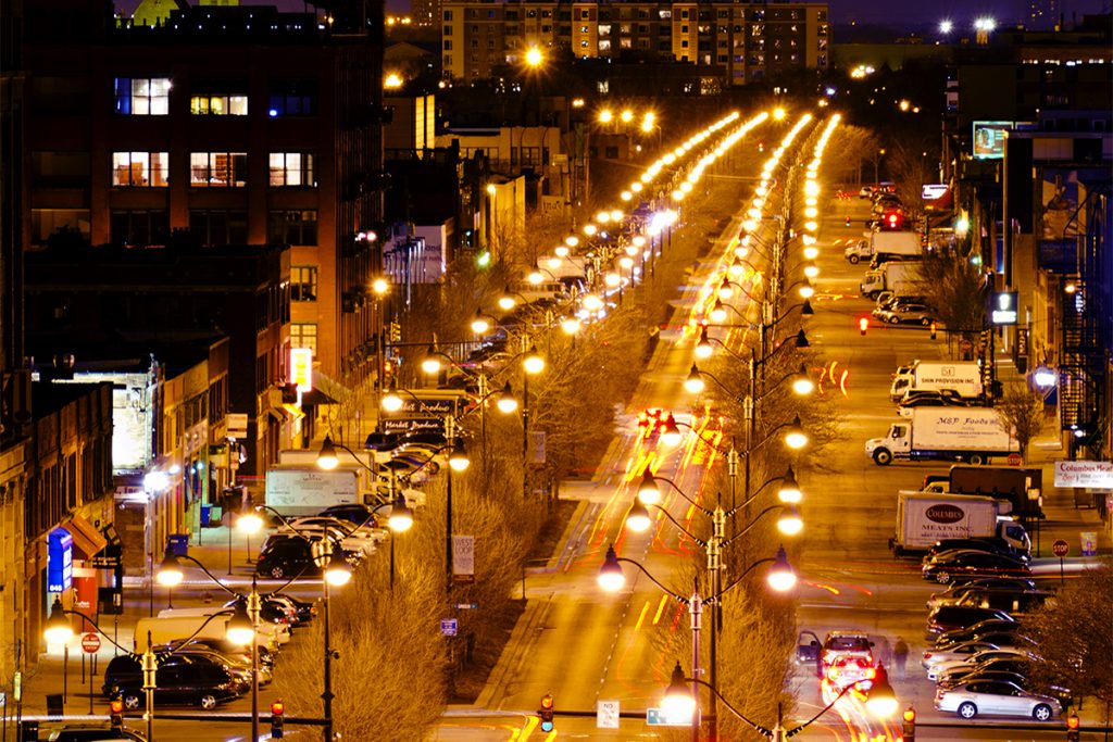 Restaurant Row on Randolph